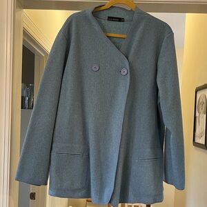 Cutloose Blue Blazer for Women XL